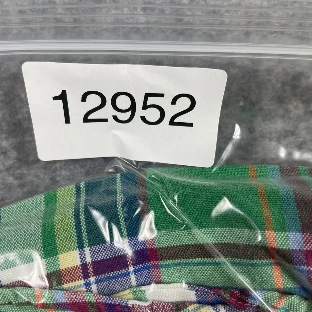 Polo Ralph Lauren Shirt Mens L Green Plaid Long Sleeve Classic Fit Color Pony